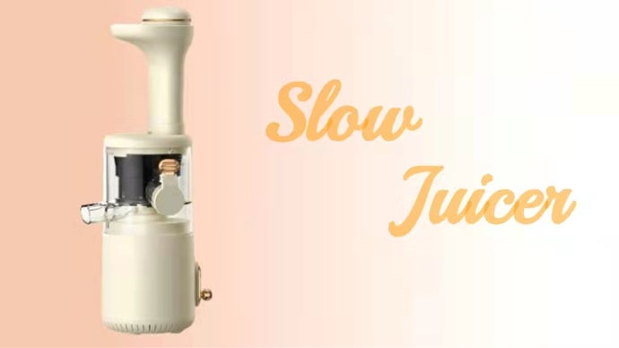 野菜・果物の栄養がそのままに」コードレススロージューサー｜マクアケ