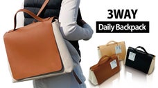 バッグパック・ショルダーバッグ・トートバッグに使える3WAYデイリーバックパック