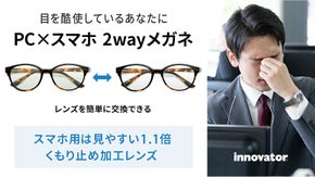 こんなメガネが欲しかった　レンズ交換でスマホもパソコンも見やすい魔法のメガネ