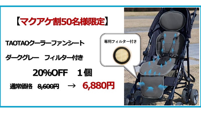 第3弾】超爽快＆新感覚 汗蒸れ知らず 子供向けクーラーファンシート
