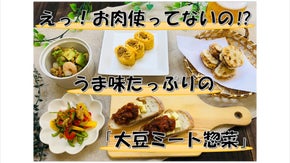 牛肉より旨味成分が高い！美味しさを追求した新しい大豆ミート惣菜と調味料のご紹介！