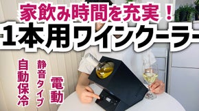 5～18℃の温度調整ができるお洒落なワインクーラー「ワインケース one」
