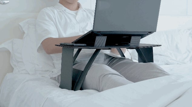 ノートパソコンスタンド パソコンデスク 折りたたみ ローテーブル ラップデスク PCスタンド 放熱性優れ 角度 高さ調整可能 アルミ製 軽量 勉強 食 サンワダイレクト本店 サンワサプライオフィス・PC周辺通販