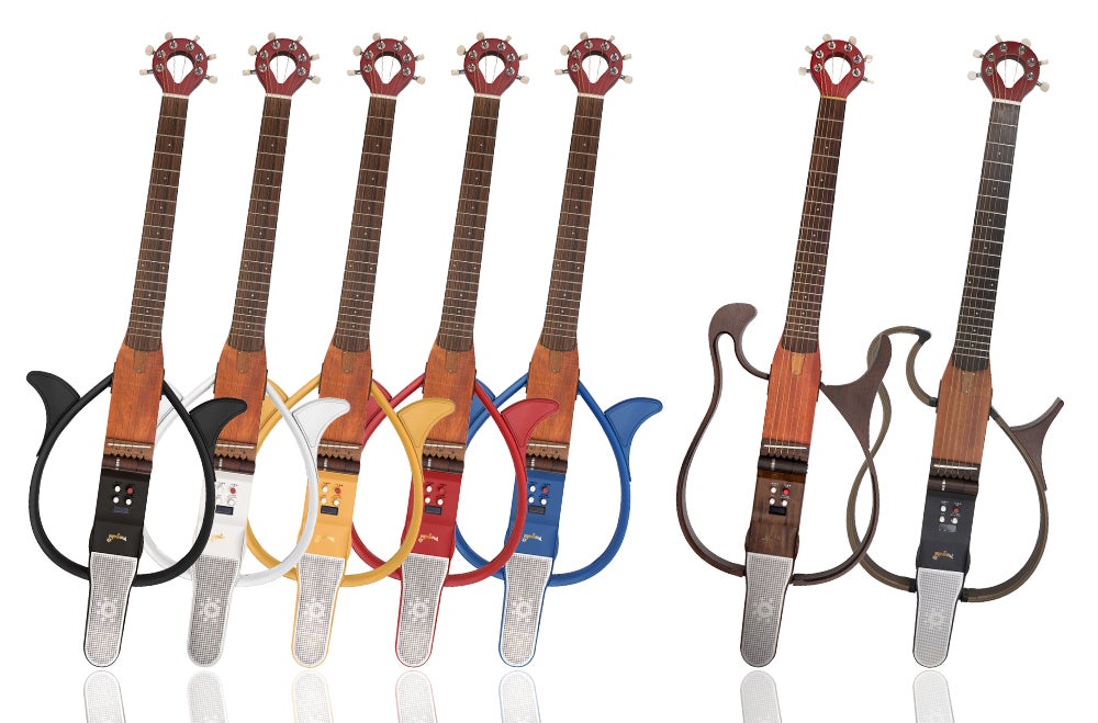 ギター本体と持ち運び便利なカバー付き Amazon.co.jp: String Swing マルチギターフロアスタンドと