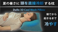 夏の暑さ対策冷却まくら 3Dメッシュ構造で冷たい気流が８時間継続冷却
