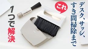 アウトドア、外出先、すき間掃除までこれ一つで解決！ポケットお掃除ブラシセット