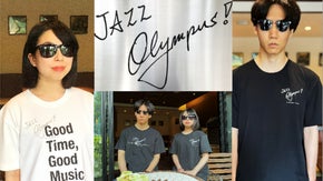 遂にできた！ ロゴはベイシー菅原氏の揮毫。Jazz Olympus ! Tシャツ