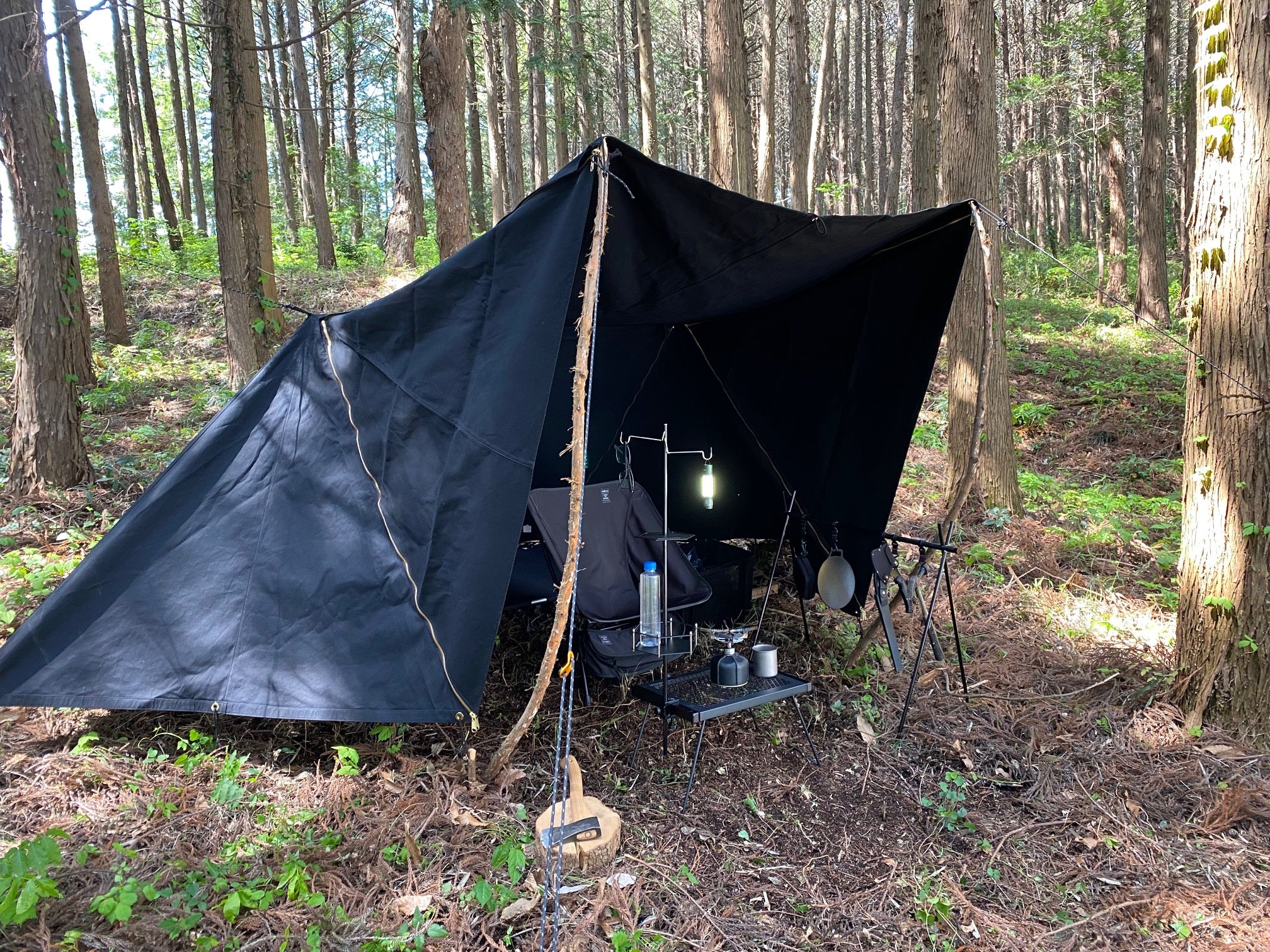 USパップテント軍幕1940年代 超激レア 40's US シェルターハーフ パップテント 軍幕 ビンテージ