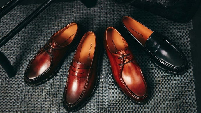 ビジネスも普段使いも！安定感抜群な登山用アウトソール使用の高級革靴