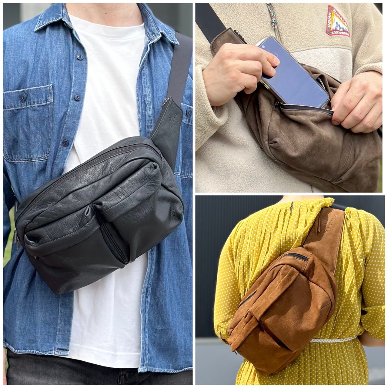 エイジングで自分色に育てる！一生モノ「天然エゾ鹿革のミニショルダー