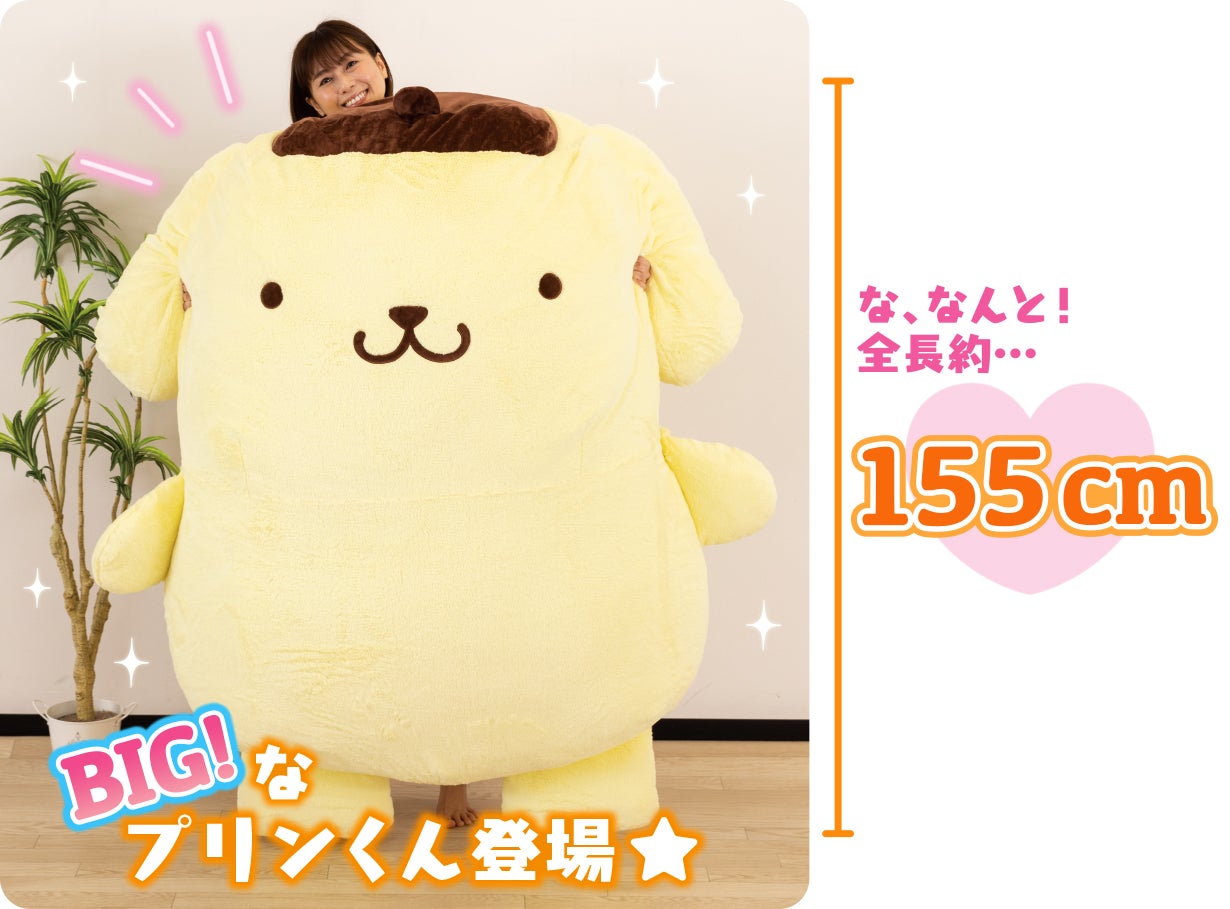 ハローキティ　makuakeマクアケ　超BIGふかふかぬいぐるみクッション detail_26752_16539696197831.