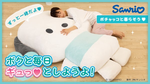 ポチャッコと暮らそう★夢の超BIGふかふかぬいぐるみクッション［サンリオ］