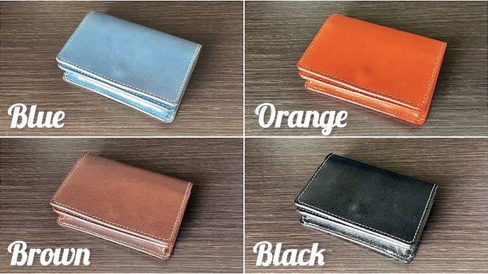 副業・複業対応／補充忘れ防止／財布に変身「TPOな仕切り付き名刺入れ