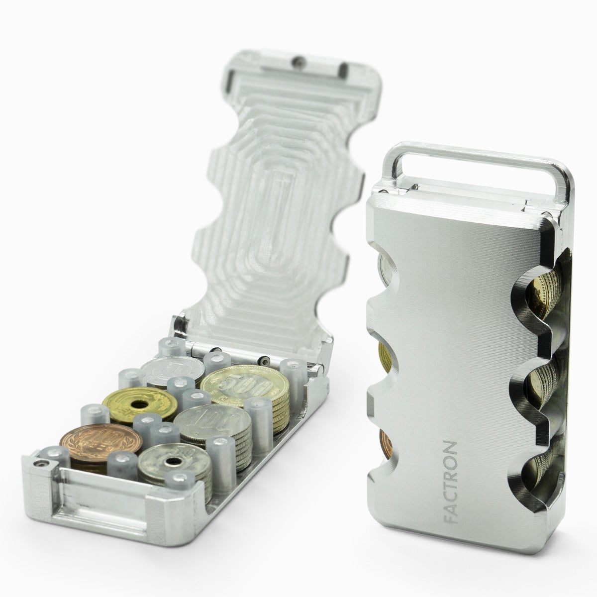 FACTRON iPad mini6用 超ジュラルミン削り出しジャケット SIMPLEX for iPad mini6 シャイニーシルバー×ブラックレザー FA-M-1189 FACTRONデザインでゆとりとときめきを！ SIMPLEX for iPad mini6