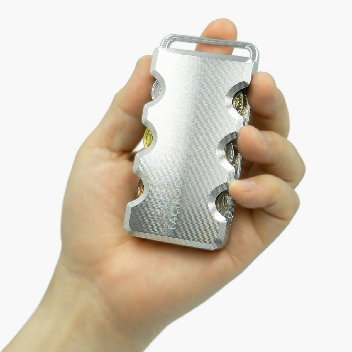 Makuake｜航空機素材にコインを格納 シャキッと出し入れ ジュラルミン