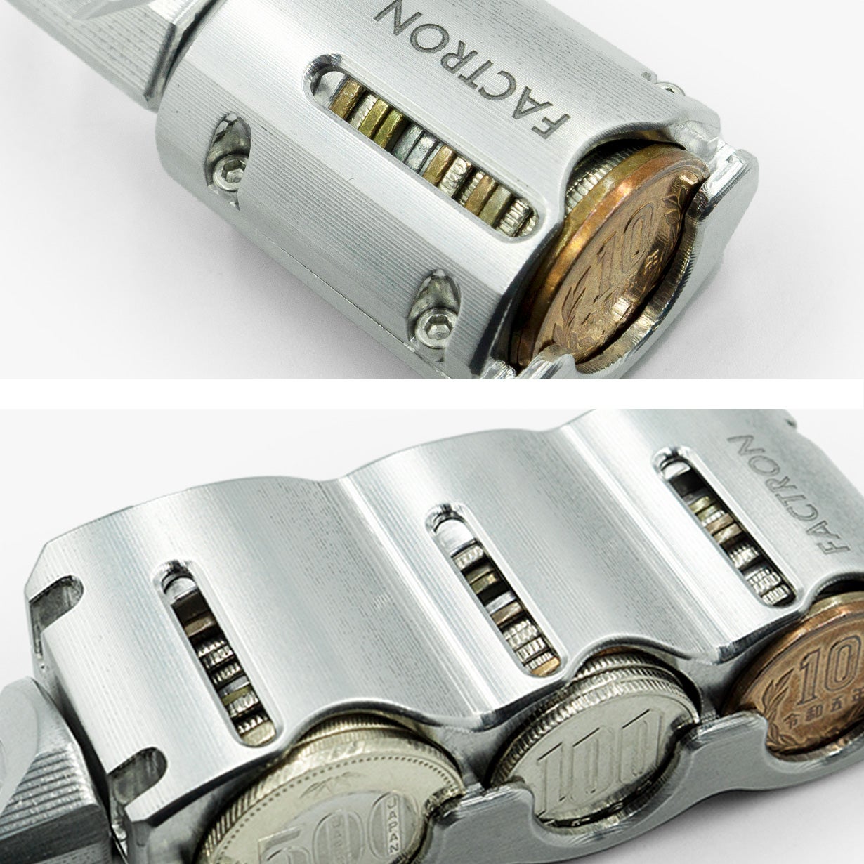 Makuake｜航空機素材にコインを格納 シャキッと出し入れ ジュラルミン