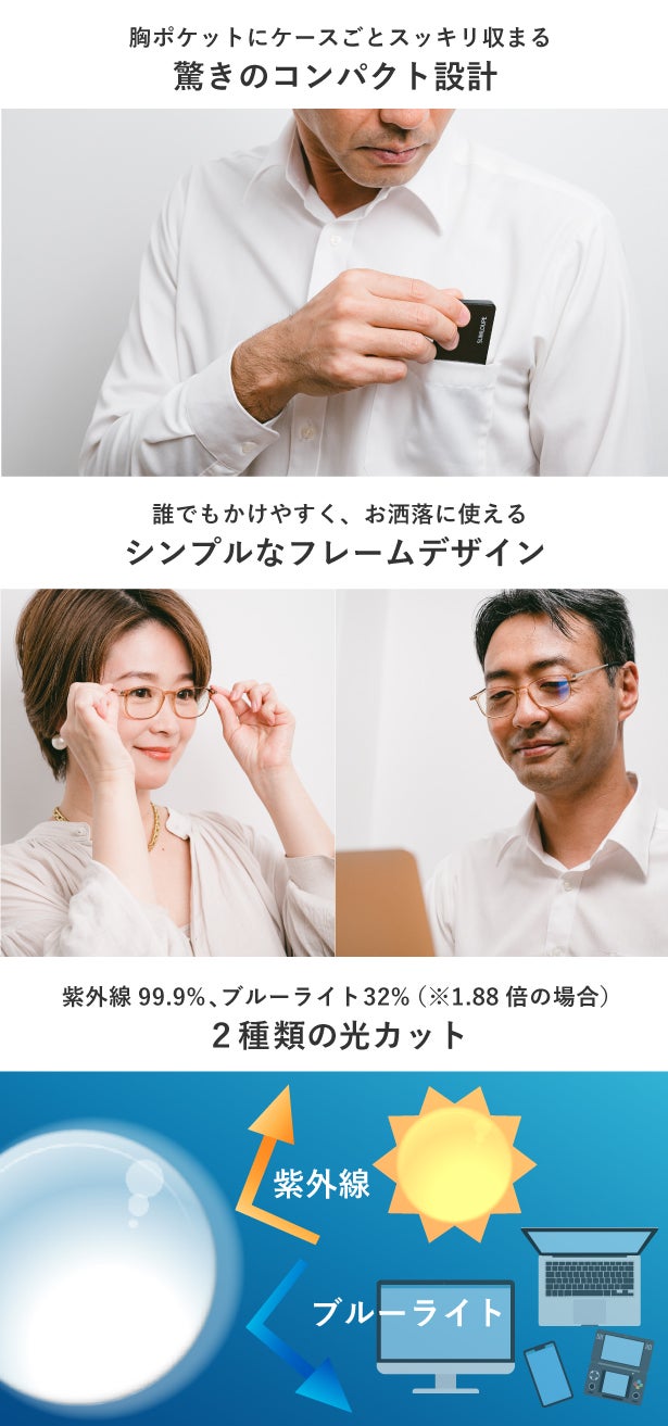 スマホ時代の新常識！シンプルデザインで薄さわずか5mmの超薄型