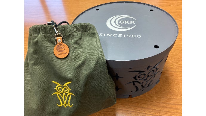 北の伝統アイヌ柄焚き火台【OWL BON FIRE（コタンコロカムイ