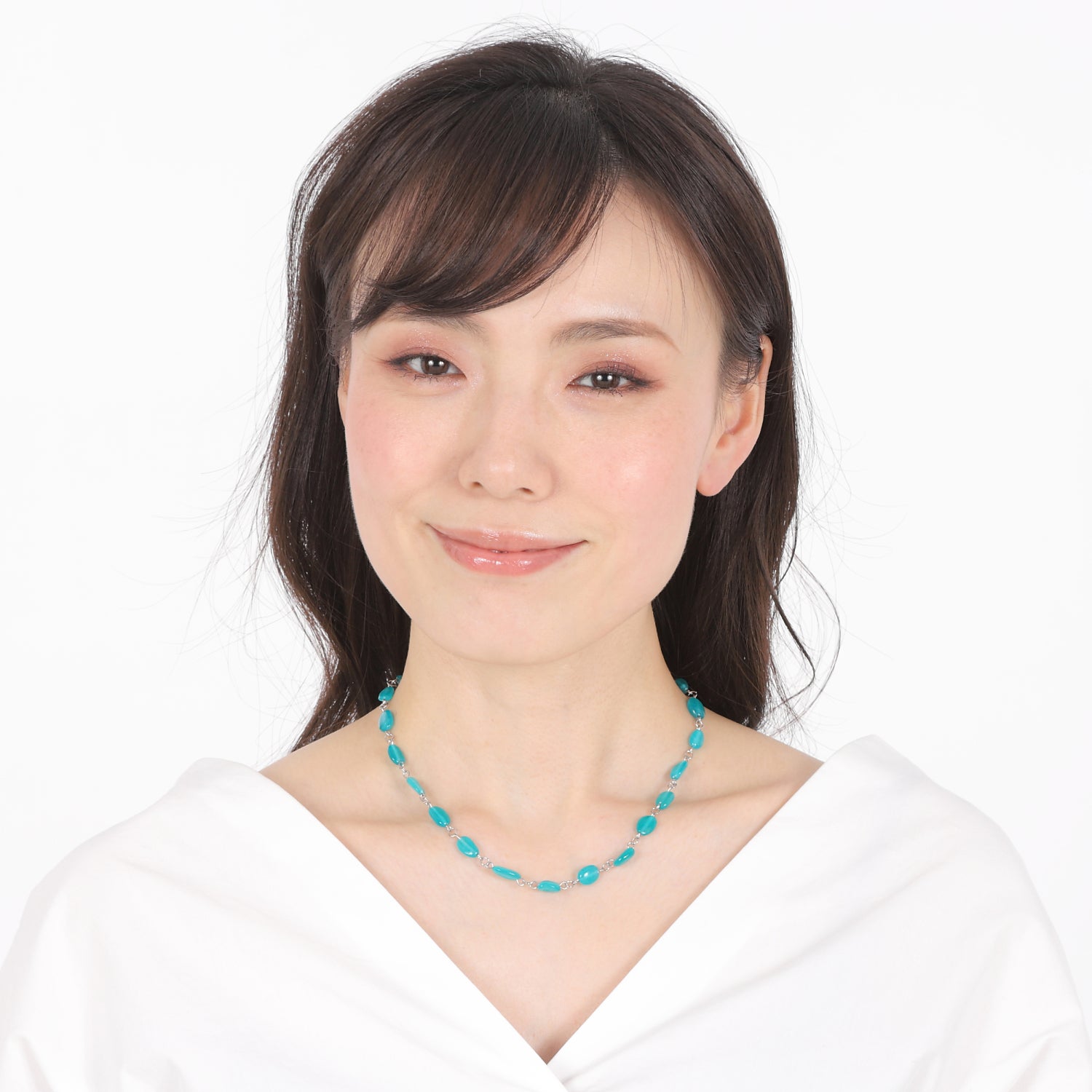 【alma】新品 STEEN ネックレス アマゾナイト 天然石 アマゾナイト（ロシア産） 天然石マクラメ編みペンダント