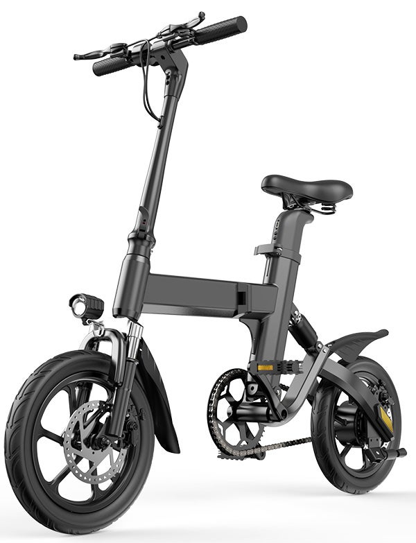 スマホで操作！コンパクト折り畳み電動自転車。シートバッテリー