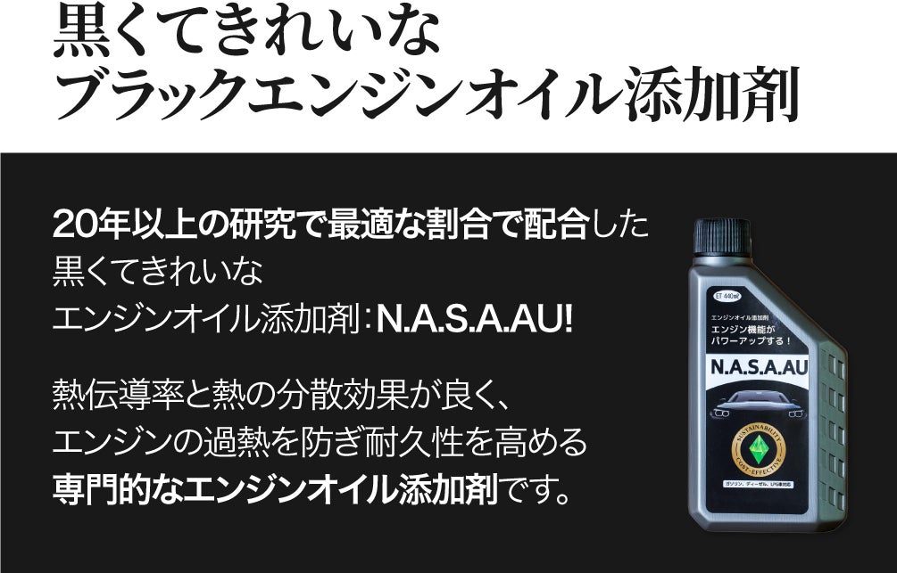 Makuake｜燃料を効率的にサポート！パワー、潤滑性、耐久性UP！新車の 