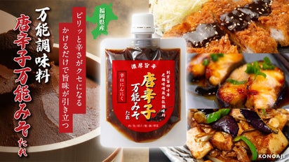 本格万能調味料】オリジナル味噌に唐辛子＆にんにくをブレンド！飽き