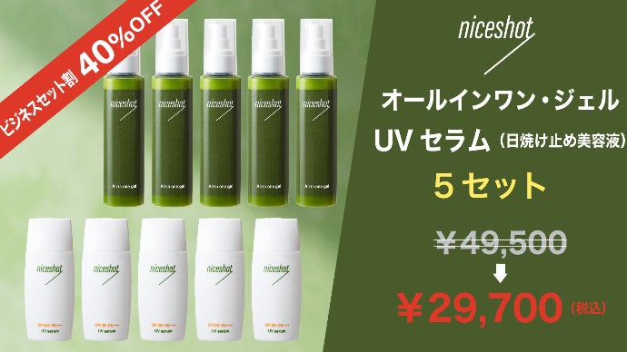 外遊びを楽しむアクティブ世代の新・紫外線対策スキンケア、niceshot
