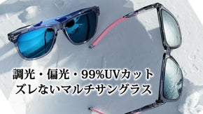 まぶしさを制御！釣り用と運転用に最適化したノースリーブマルチサングラス。