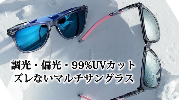 まぶしさを制御！釣り用と運転用に最適化したノースリーブマルチサングラス。