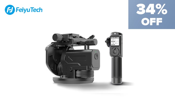 タイムラプスや360°パノラマも全自動！電動雲台Feiyu QING PRO