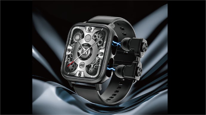 ワイヤレスイヤホンとスマートウォッチの融合。ヘルス管理とクリアな