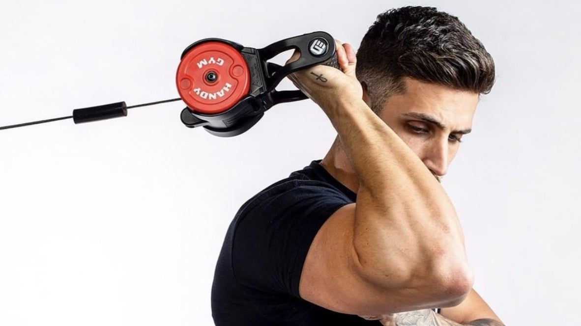 【新品未開封】HANDY GYM PRO 筋トレ　ホームトレーニング　慣性トレ Amazon.co.jp: Handy Gym Pro | ポータブルケーブルワークアウト