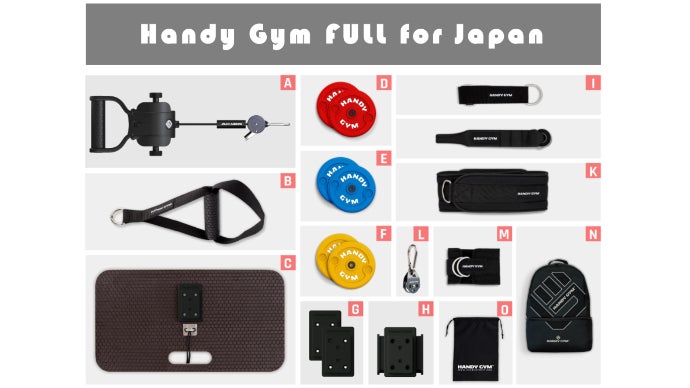 タイムセール！HANDY GYM PROトレーニングセット HANDY GYM PRO - Handy Gym - Train wherever you want