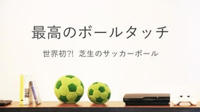 世界初？！サッカーボールが芝生になった！ガジェット緑化のシバフルから新発売！