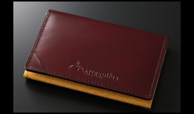 Paul Smith 名刺入れ　 蝋引きコードバン　極美品　ブルーカラー　希少 Paul Smith 名刺入れ 蝋引きコードバン 極美品 ブルーカラー 希少