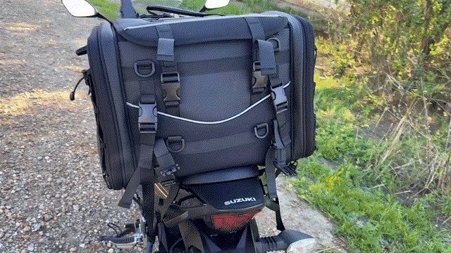 バイク用 ツーリングバッグ サイドバッグ 上質 大容量 サドルバッグ 拡張機能あり レインカバー付き MB-016 MOTOGS 防水オートバイサイドバッグ・シートバック計50L 大容量