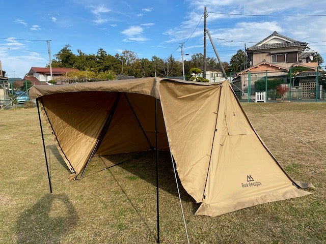 Makuake｜【拡張型防災TCテント】ソロ・グループ・ファミリーと10種類
