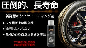 タイヤもワックスからコーティングの時代へ。簡単作業、プロ仕様のタイヤコーティング