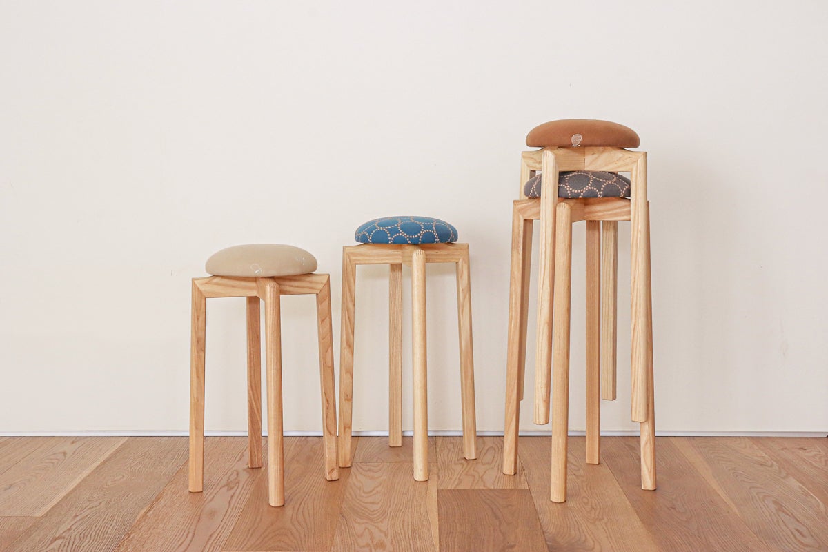 センプレ マッシュルームスツール ミナペルホネン タンバリン カバー