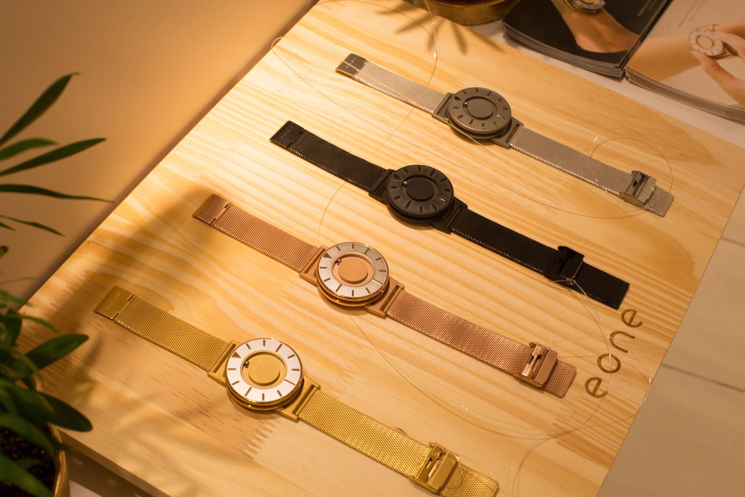 41537 EONE イワン 触る時計 TIMEPIECE THE BRADLEY メンズ 動作未確認 