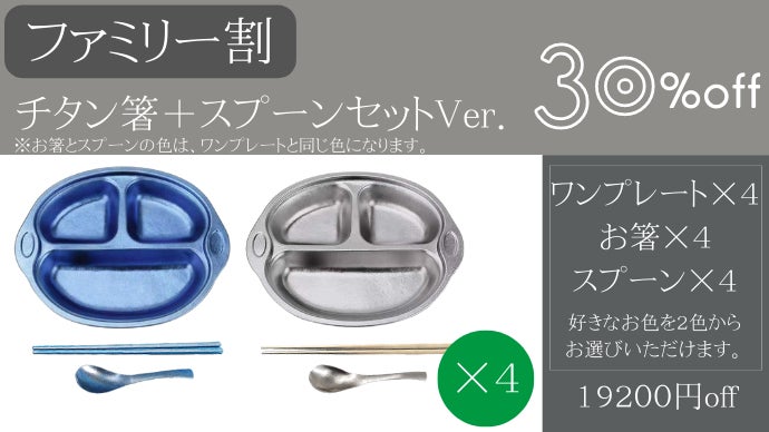一生モノの純チタン製シリーズ第11弾「ワンプレート」～余白を埋め