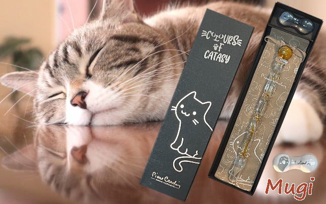 Makuake｜ピエールカルダンインク第四段『Catasy』猫色インクとガラス