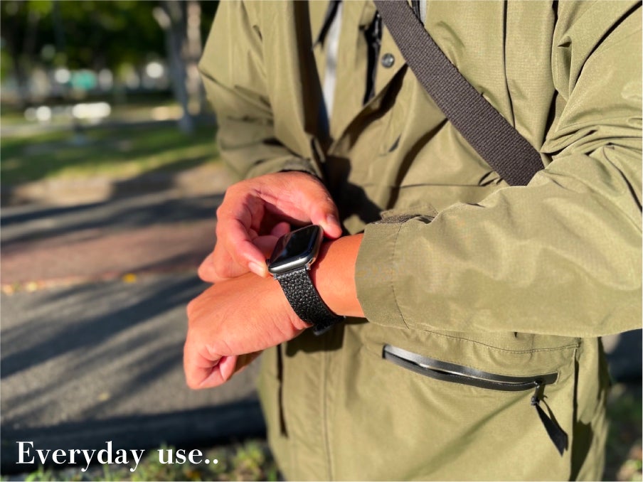 ワンランク上の洗練された上質感。Apple Watch 高級レザーバンド