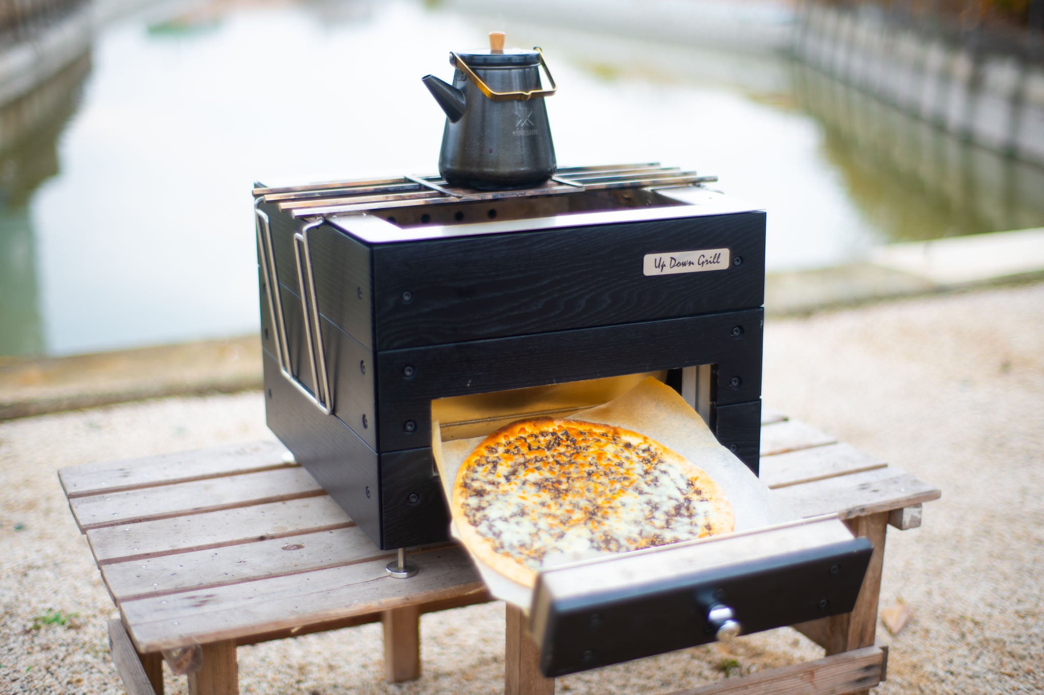 Makuake｜炭火コンロとオーブン料理が同時に！バーベキューを進化