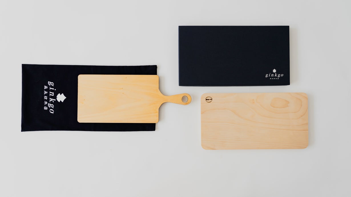 軽くて割れ・反りしにくい！いちょうの木のアウトドア用カッティング