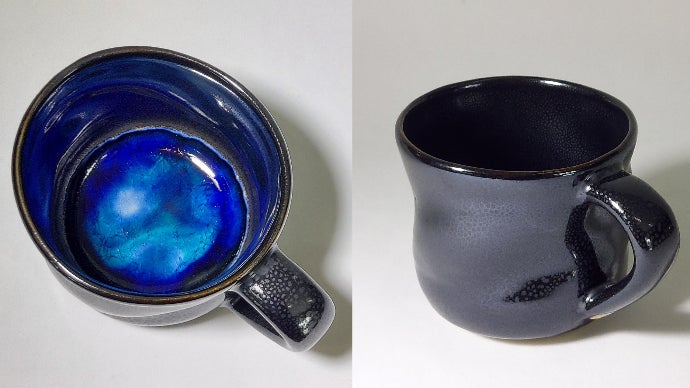 石垣焼の毎日使えるマルチマイプレートセットで青い海、満天の星空を