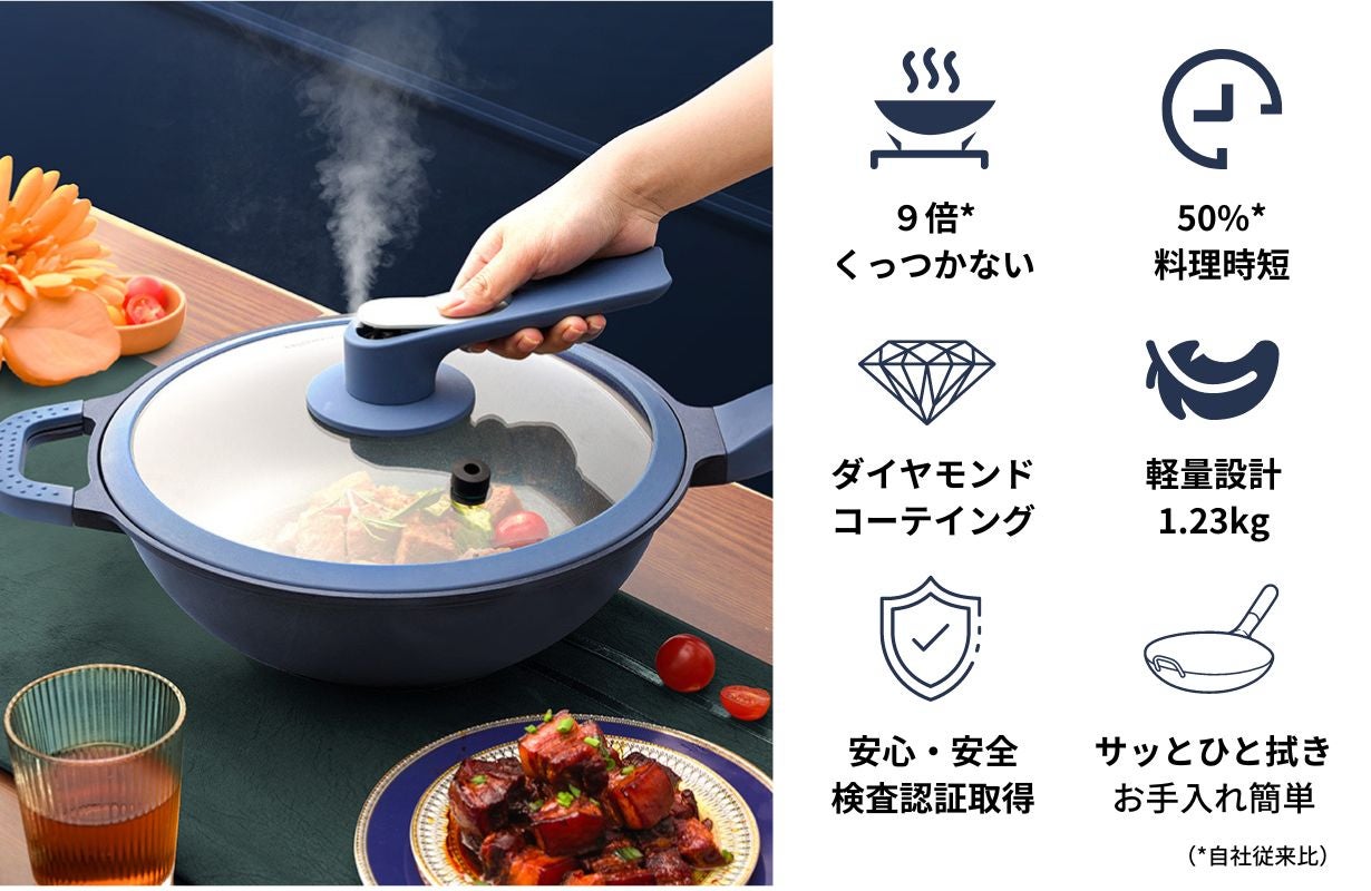 軽量鍋 Ag+抗菌機能付き 料理用*6