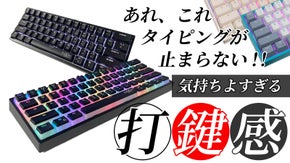 ゲーム使用に特化！ゲーマーの為のコンパクトゲーミングキーボード！！！