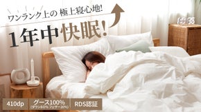 ワンランク上の極上寝心地！想像以上に軽くて暖かい！100%超高級グース羽毛布団！