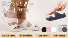 日常にも使えやすいカラーエディションが登場。第4世代VAROスリッパ ver2